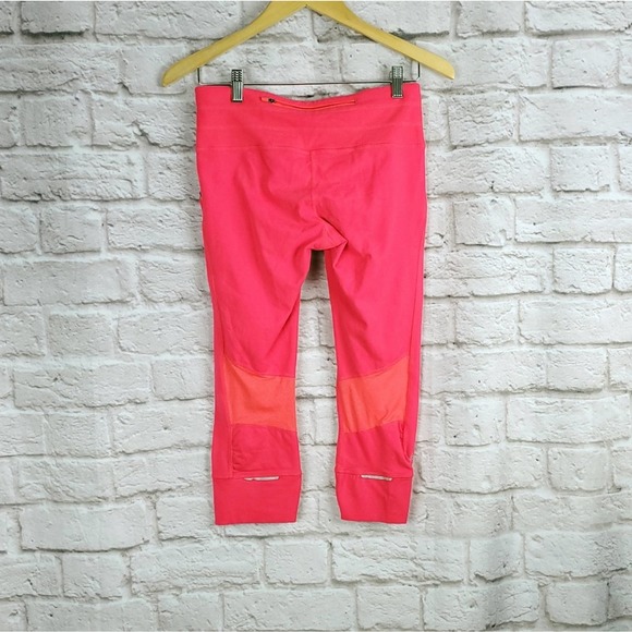 Athleta size small crop leggings pants hot pink - Picture 6 of 12